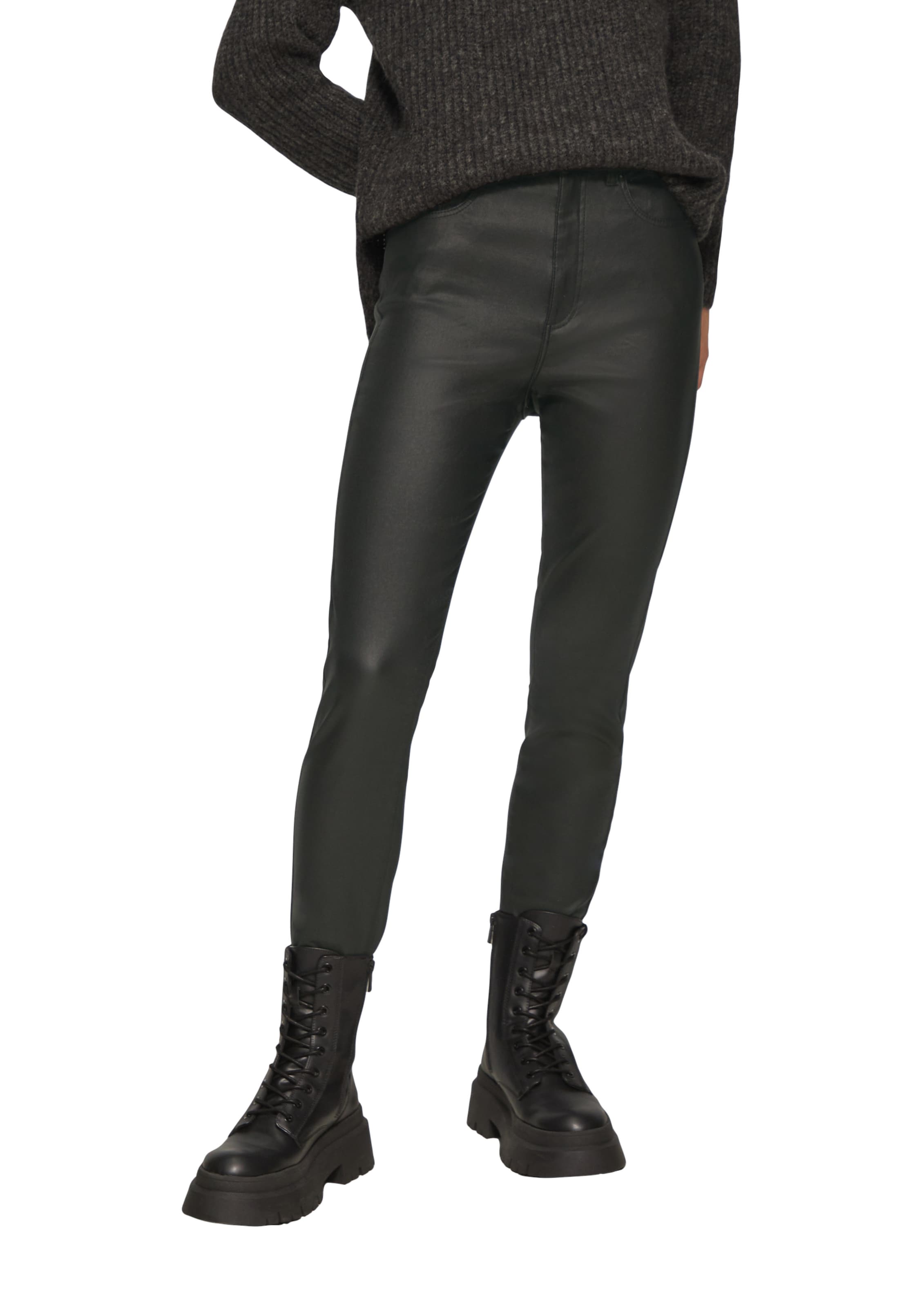 QS - Slimfit Calças de ganga 'Sadie' em preto