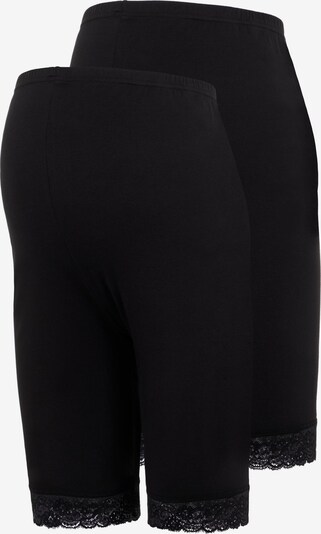 MAMALICIOUS Pantalon en noir, Vue avec produit