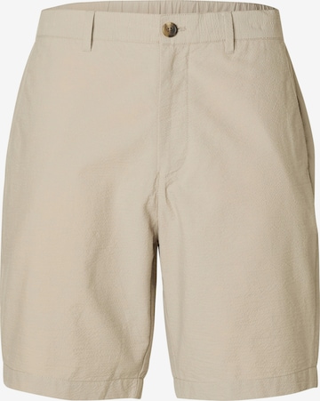 SELECTED - Pantalón chino 'Karl' en beige: frente