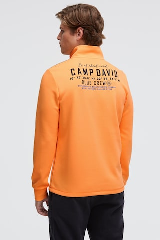 CAMP DAVID Sweatshirt in Orange