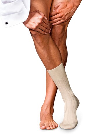 FALKE Socks 'No. 13 Finest Piuma Cotton' in Beige: front
