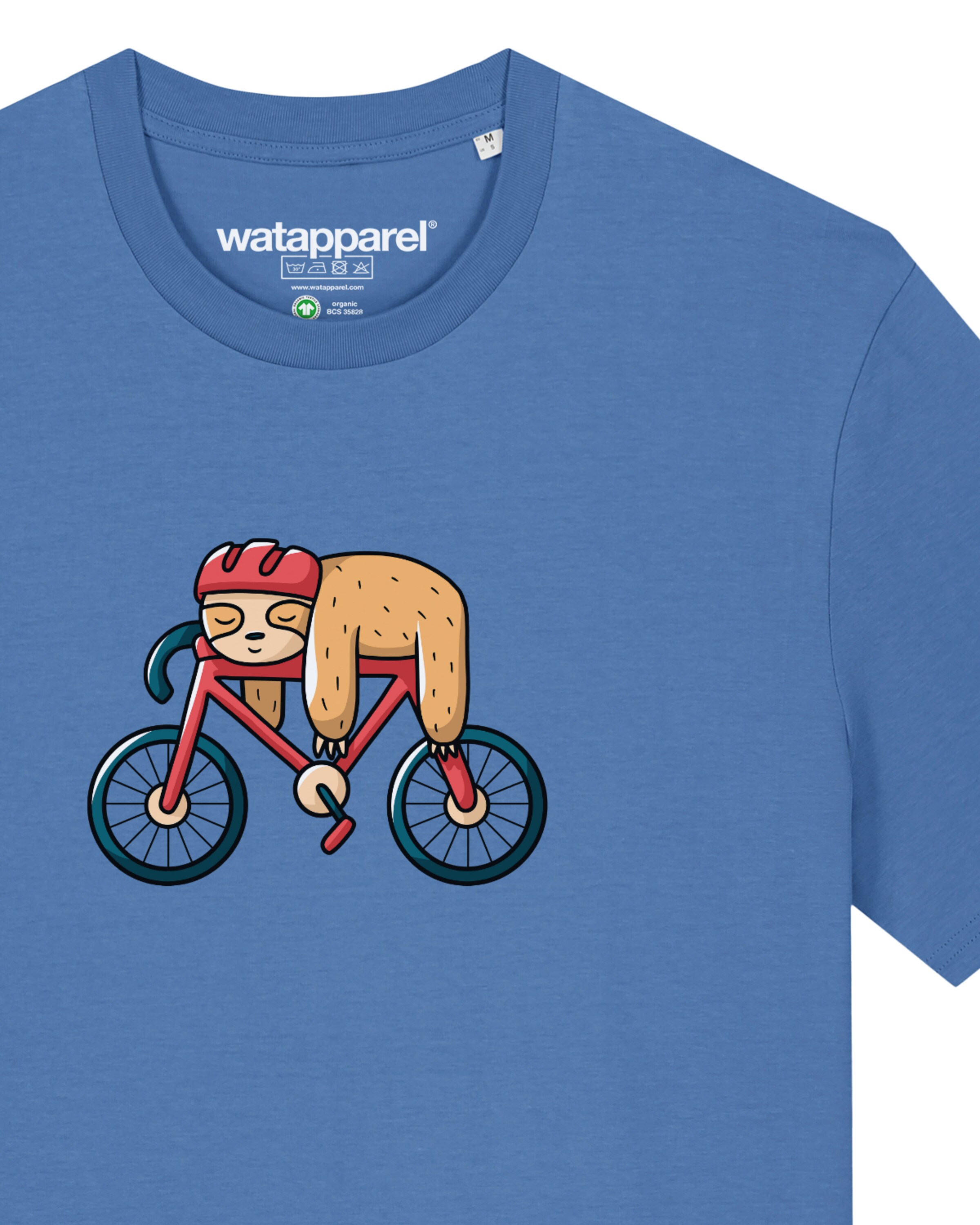 Watapparel Shirt 'Sloth' in Blau