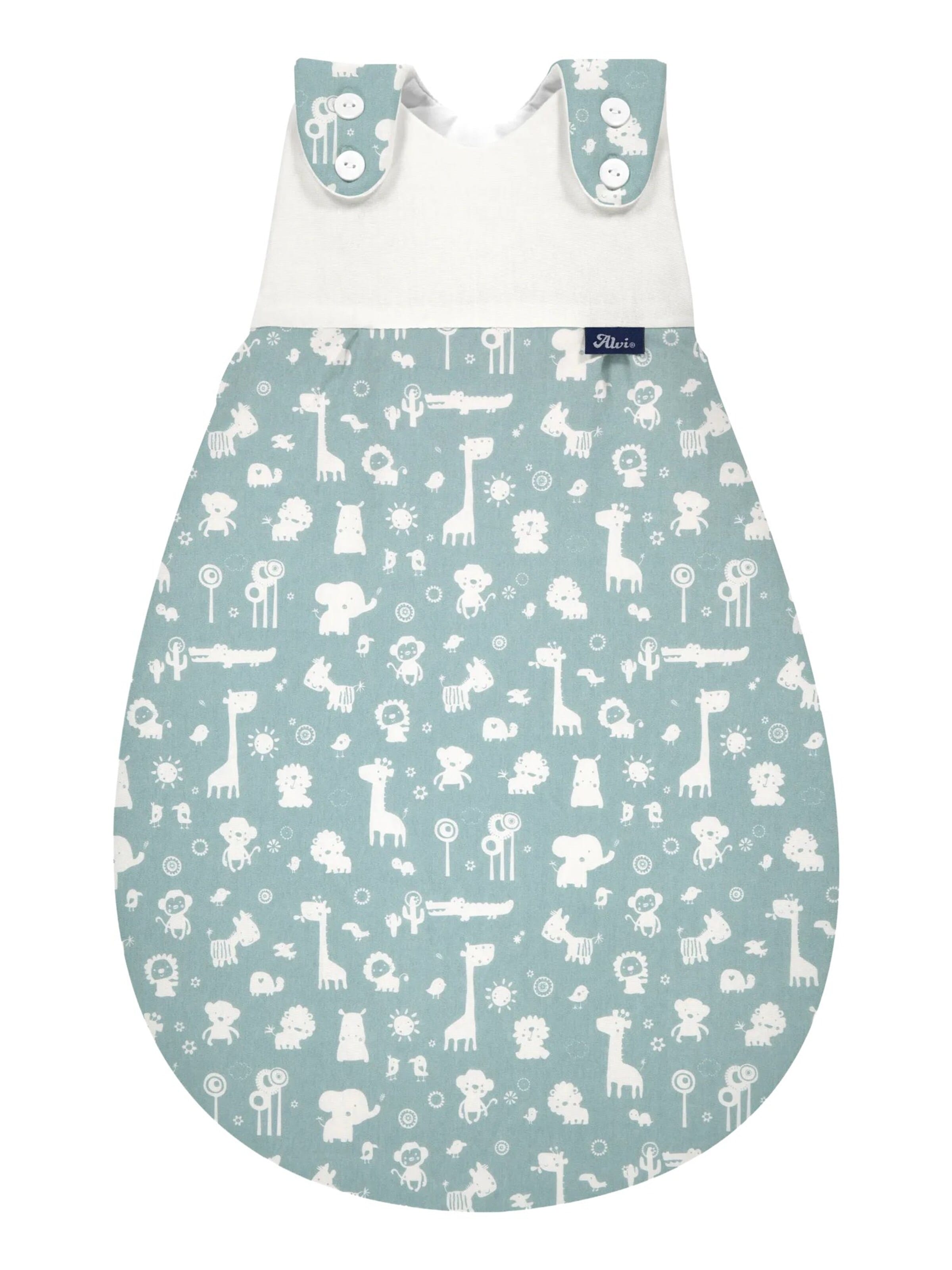 ALVI Sleeping Bag 'Schlafsack Baby-Mäxchen Außensack Baumwolle' in Blue: front