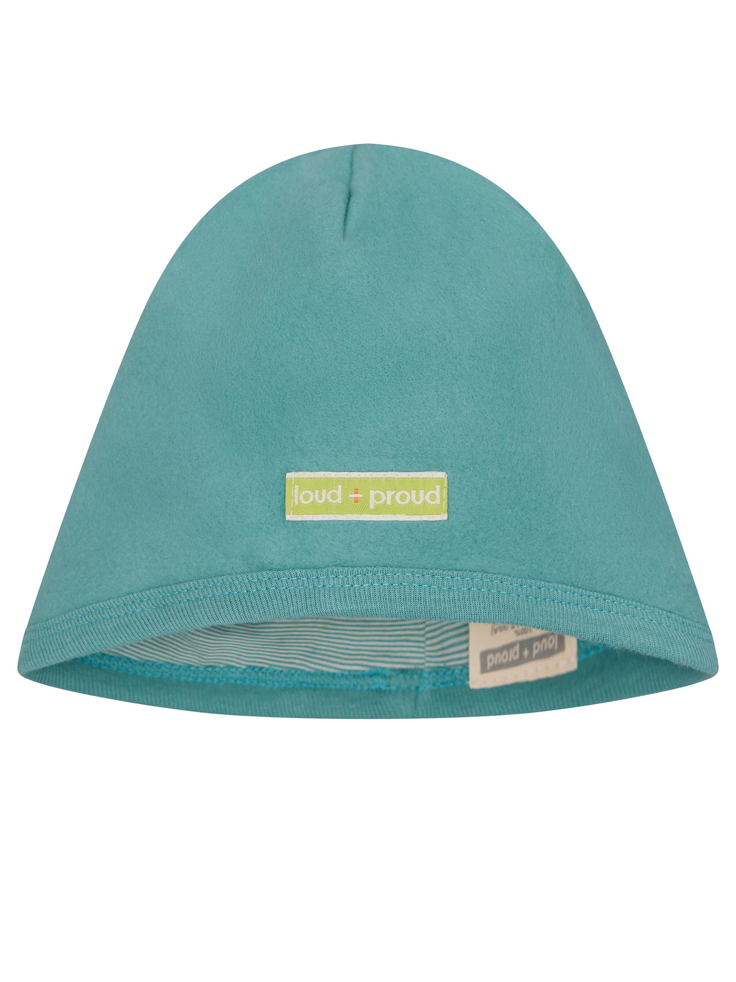 loud + proud Beanie in Green: front