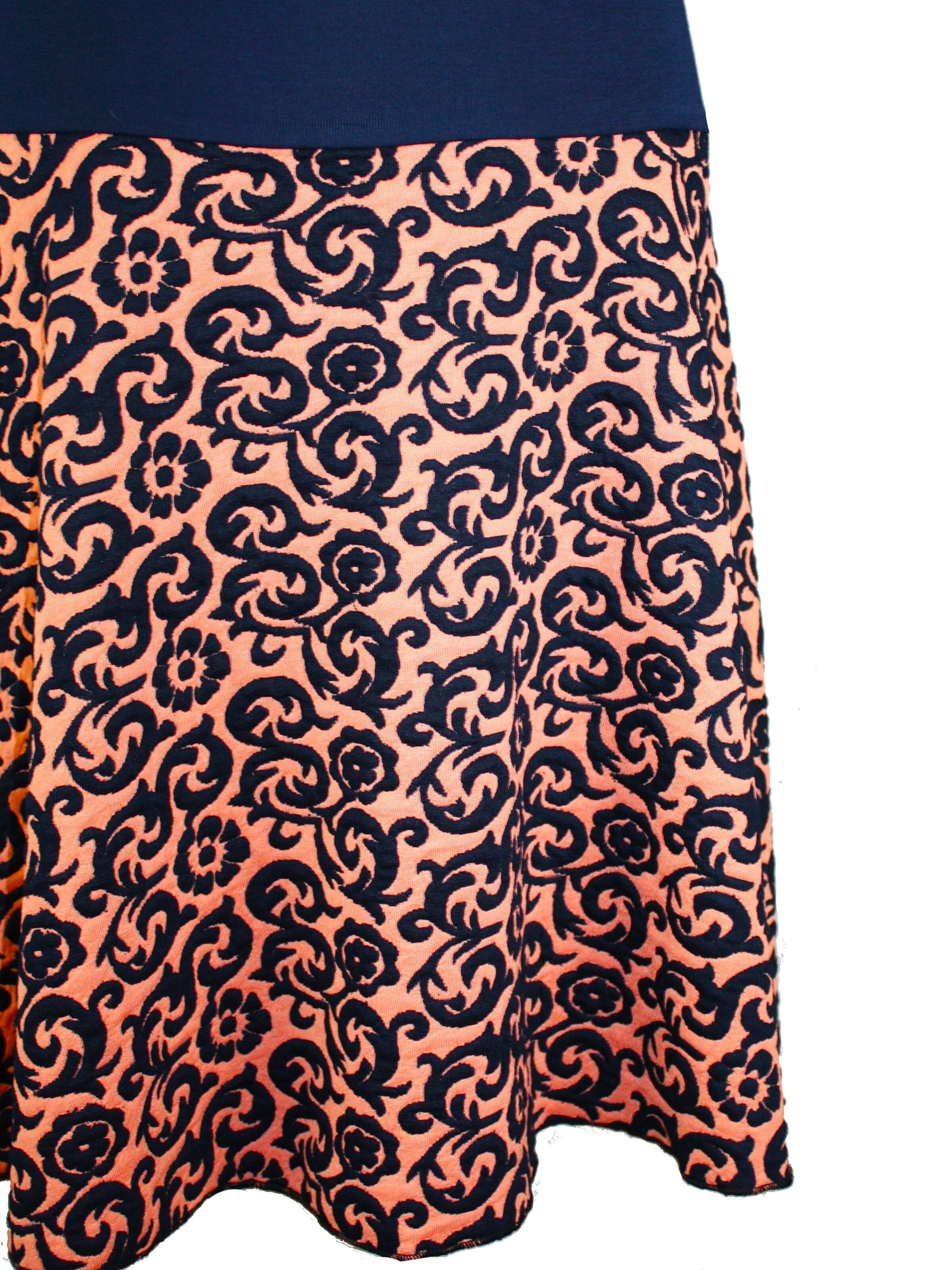 dunkle design Skirt 'Scuba' in Orange