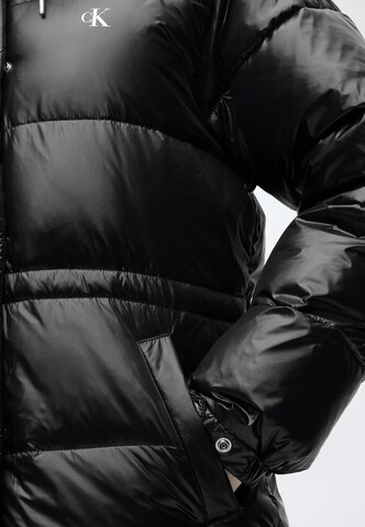 Calvin Klein Jeans Wintermantel in Zwart