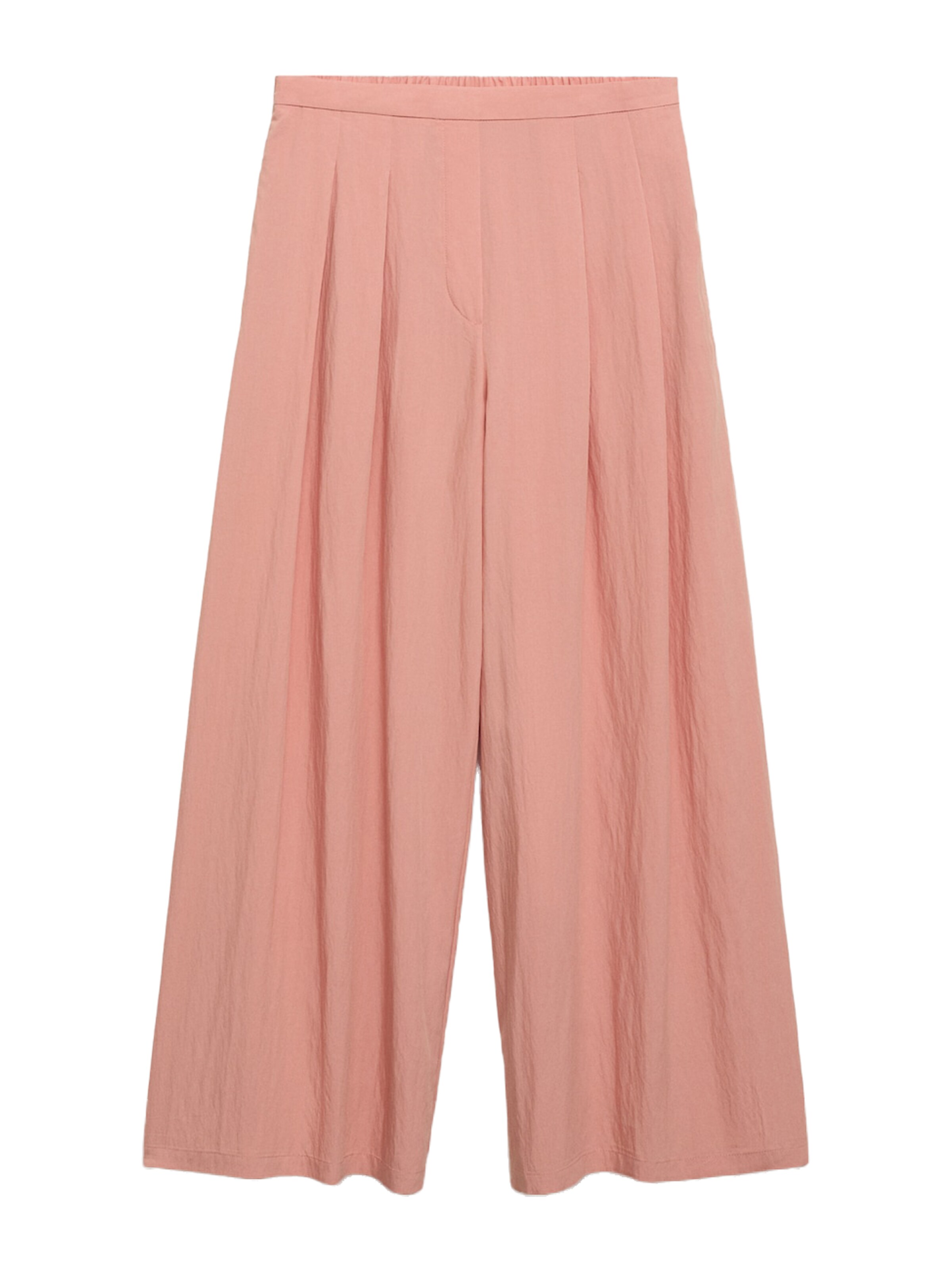 MANGO Wide Leg Hose 'Berta-h' in Pink: Vorderseite
