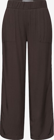 Street One Studio Wide leg Pants in Brown: front