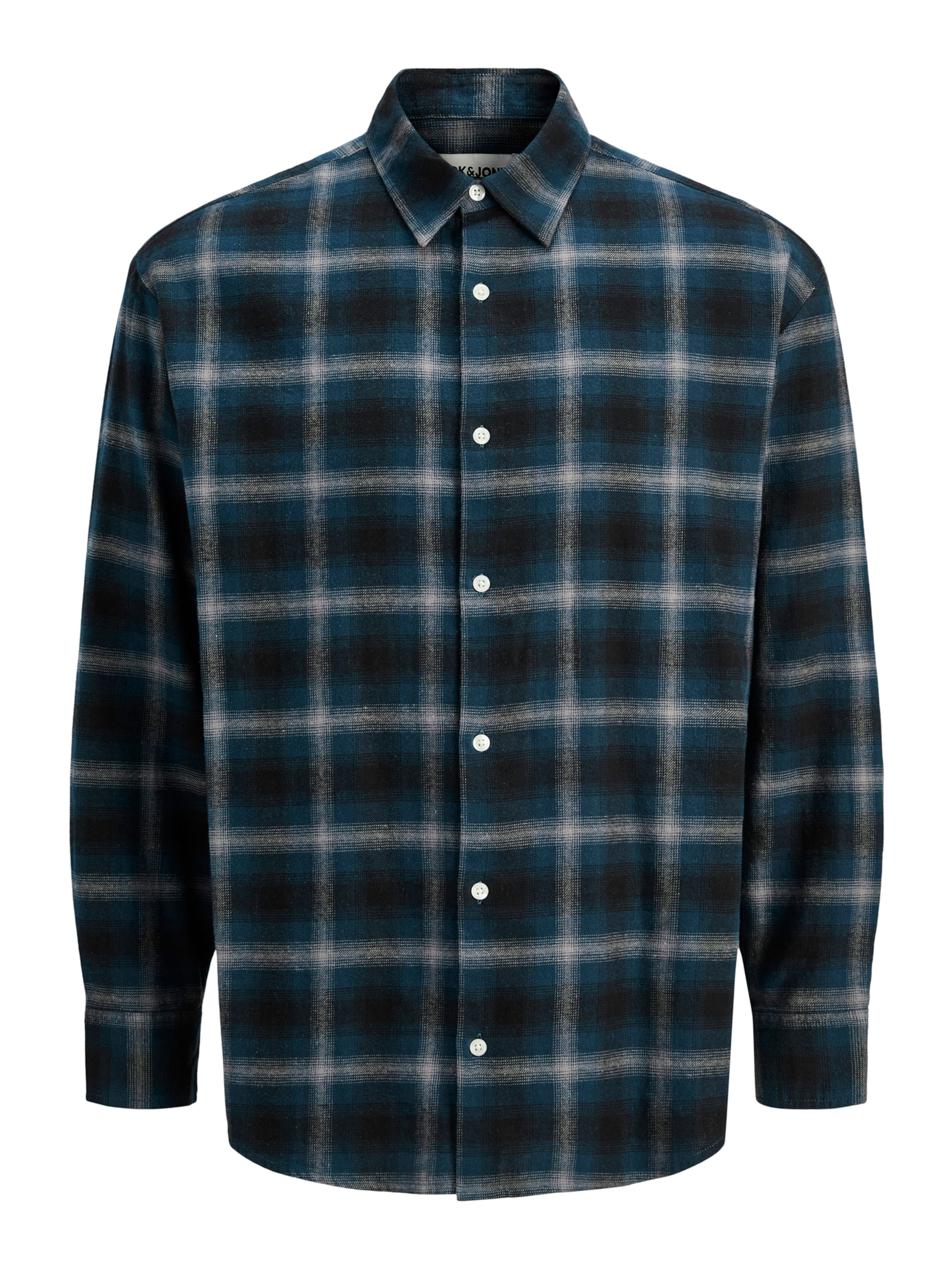 Regular fit Camicia di JACK & JONES in blu: frontale