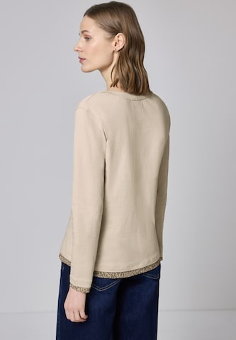 STREET ONE Shirt in Beige