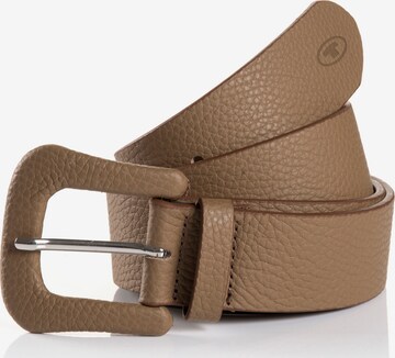 TOM TAILOR Belt 'Audrey' in Brown: front