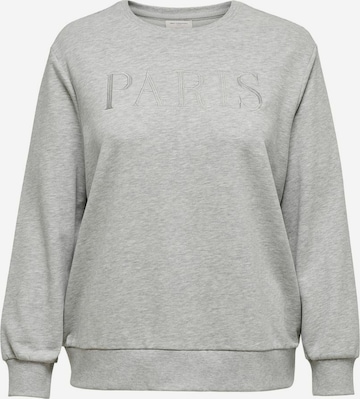 ONLY Carmakoma Sweatshirt in Grey: front
