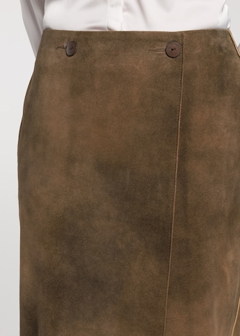 SPIETH & WENSKY Traditional Skirt 'Toulouse' in Brown