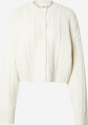 ABOUT YOU x Marie von Behrens Knit Cardigan 'Rosie' in White: front