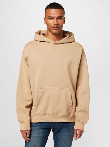 Abercrombie & Fitch Sweatshirt in Bruin: voorkant