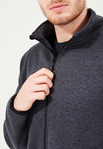 Whistler Athletic Fleece Jacket 'Pareman' in Grey
