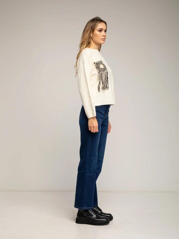 Tantra - Jersey 'Jersey de punto con bolsillo  y  detalle de crochet (BEIGE)' en beige
