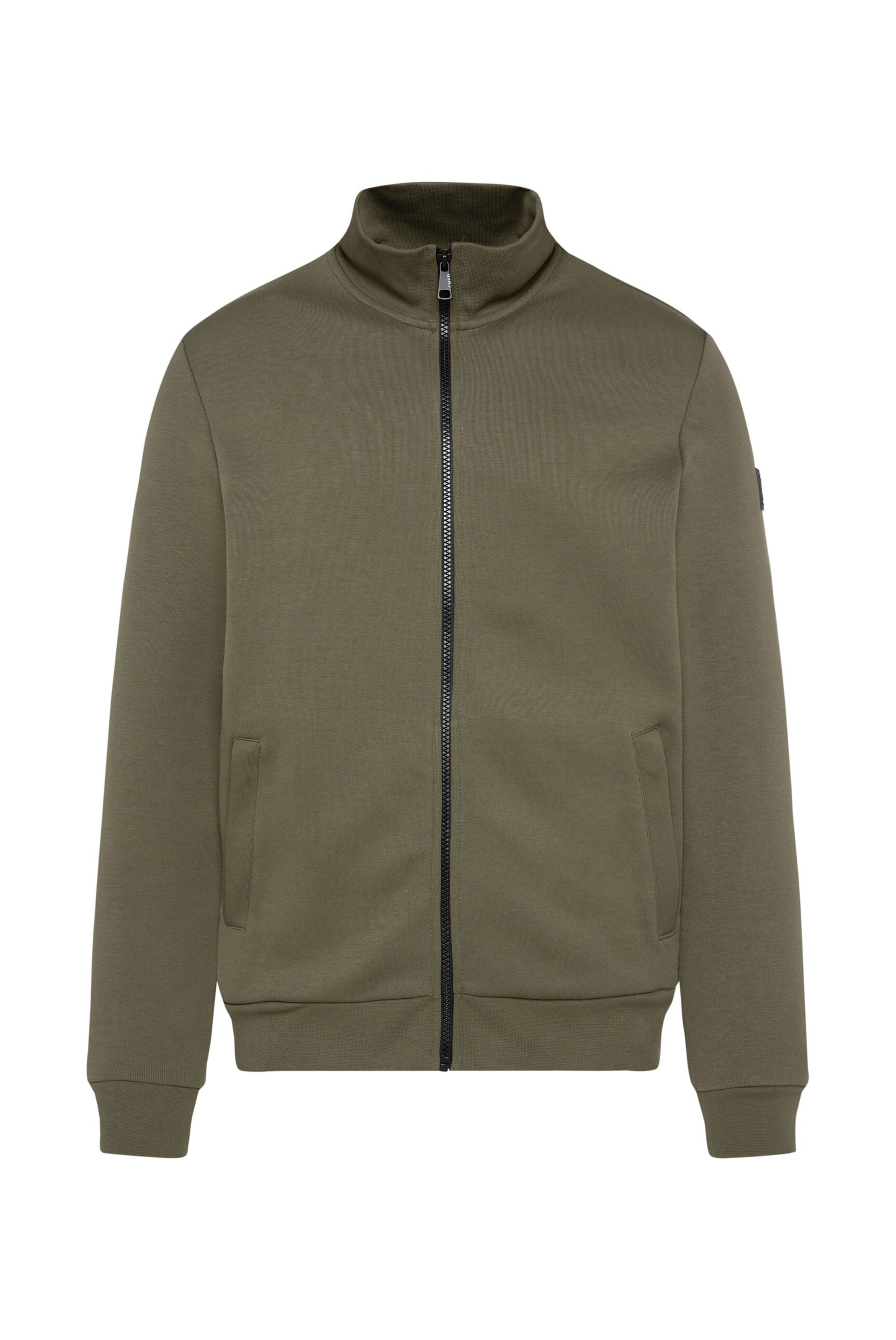 CMPD Sweatjacke in Grün: Vorderseite