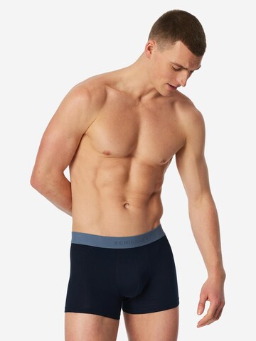 SCHIESSER Boxershorts '95/5 Organic Cotton' in Blauw