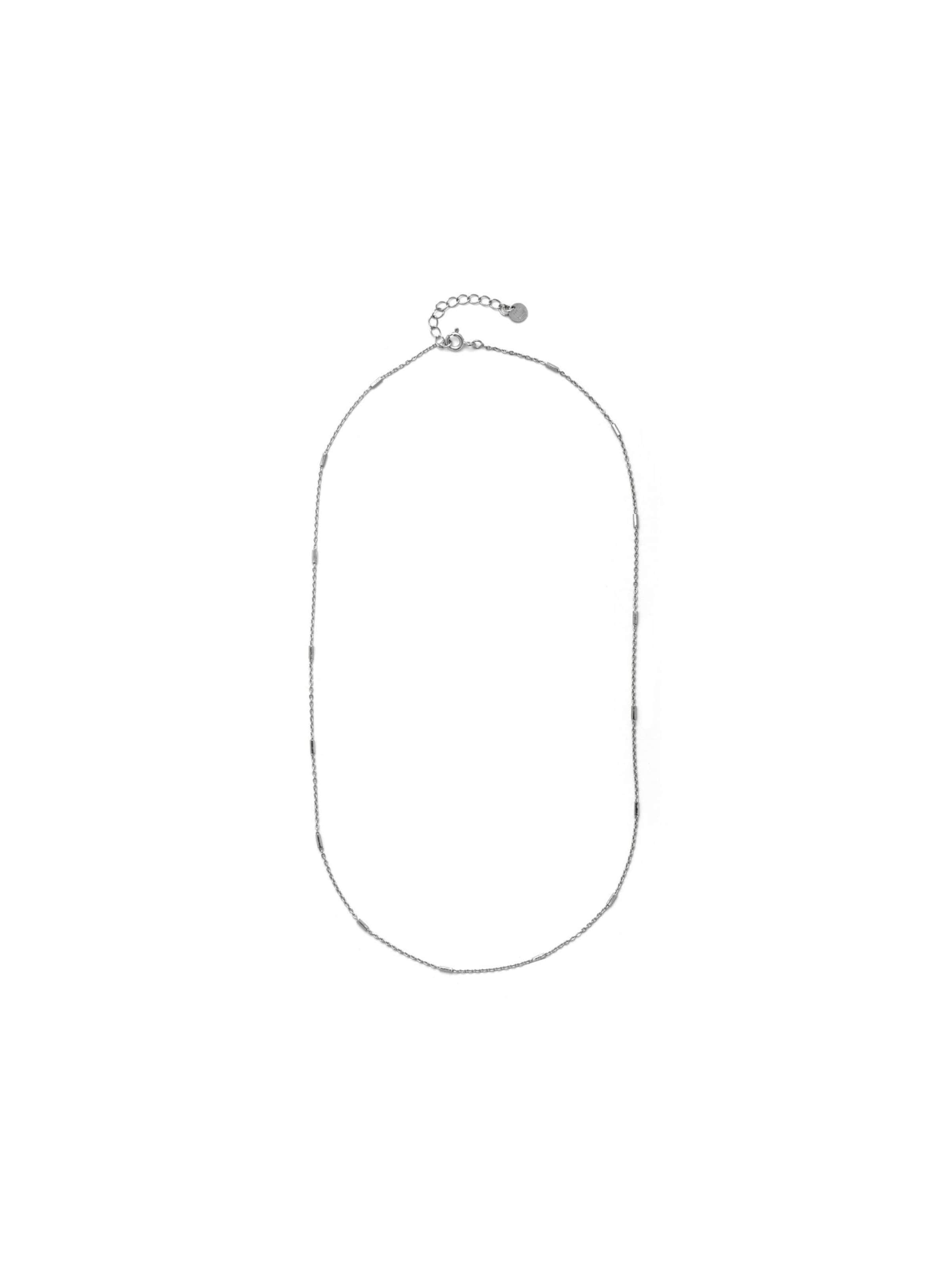 Luxenter Ketting 'Tartes' in Onesize in de kleur Zilver, Productweergave