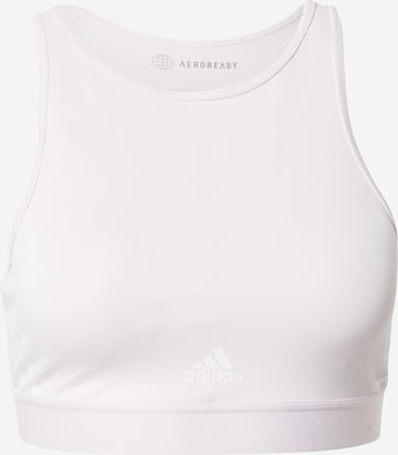 ADIDAS SPORTSWEAR Bustier Sport bh in Roze: voorkant