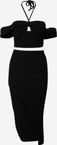 Misspap Workwear in Black: front