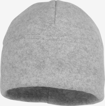 MAXIMO Mütze 'GOTS BABY-Beanie, Baumwollfleece' in Grau: Vorderseite