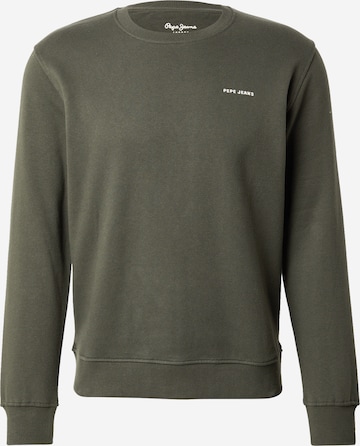 Pepe Jeans - Sudadera en verde: frente