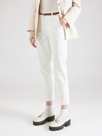 COMMA Regular Pants in White: front