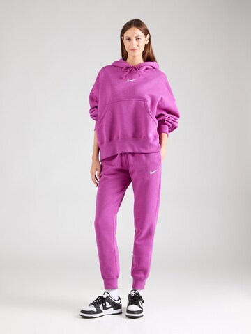Nike Sportswear Bluzka sportowa 'Phoenix Fleece' w kolorze różowy