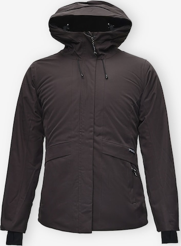 KILLTEC Outdoorjacke 'KOW 24' in Schwarz: Vorderseite