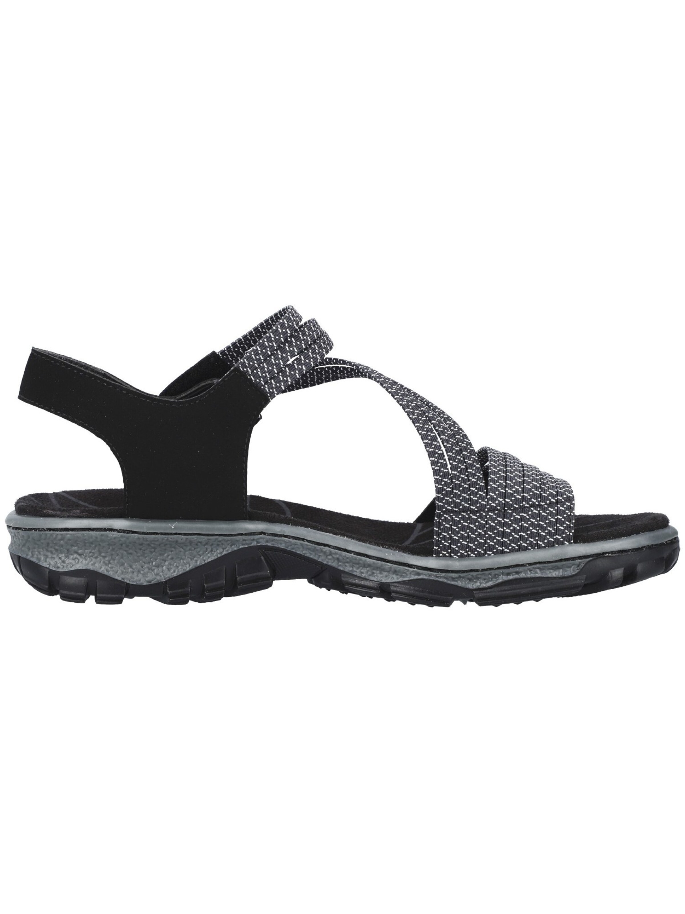 Rieker Trekking sandal in Black