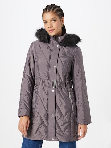 Dorothy Perkins Winter coat in Grey: front