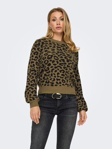 JDY Sweater 'JDYLORRAINE' in Brown: front
