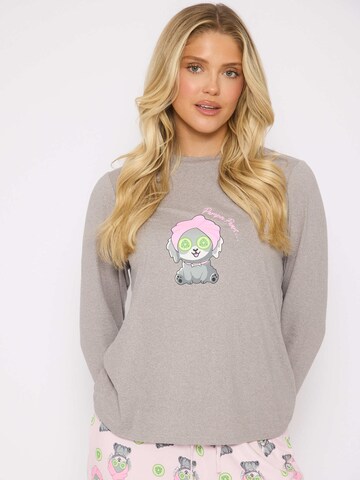 Loungeable Pyjama 'Pamper Paws' in Grau