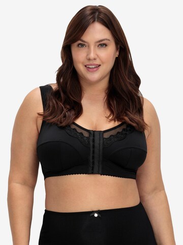 SHEEGO Bra in Black: front