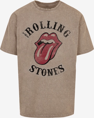 F4NT4STIC Shirt in Bruin: voorkant