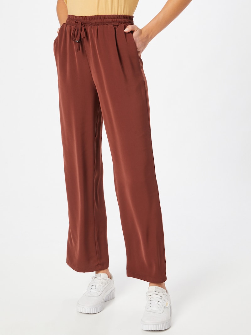 ABOUT YOU Fabric pants Rusty Red