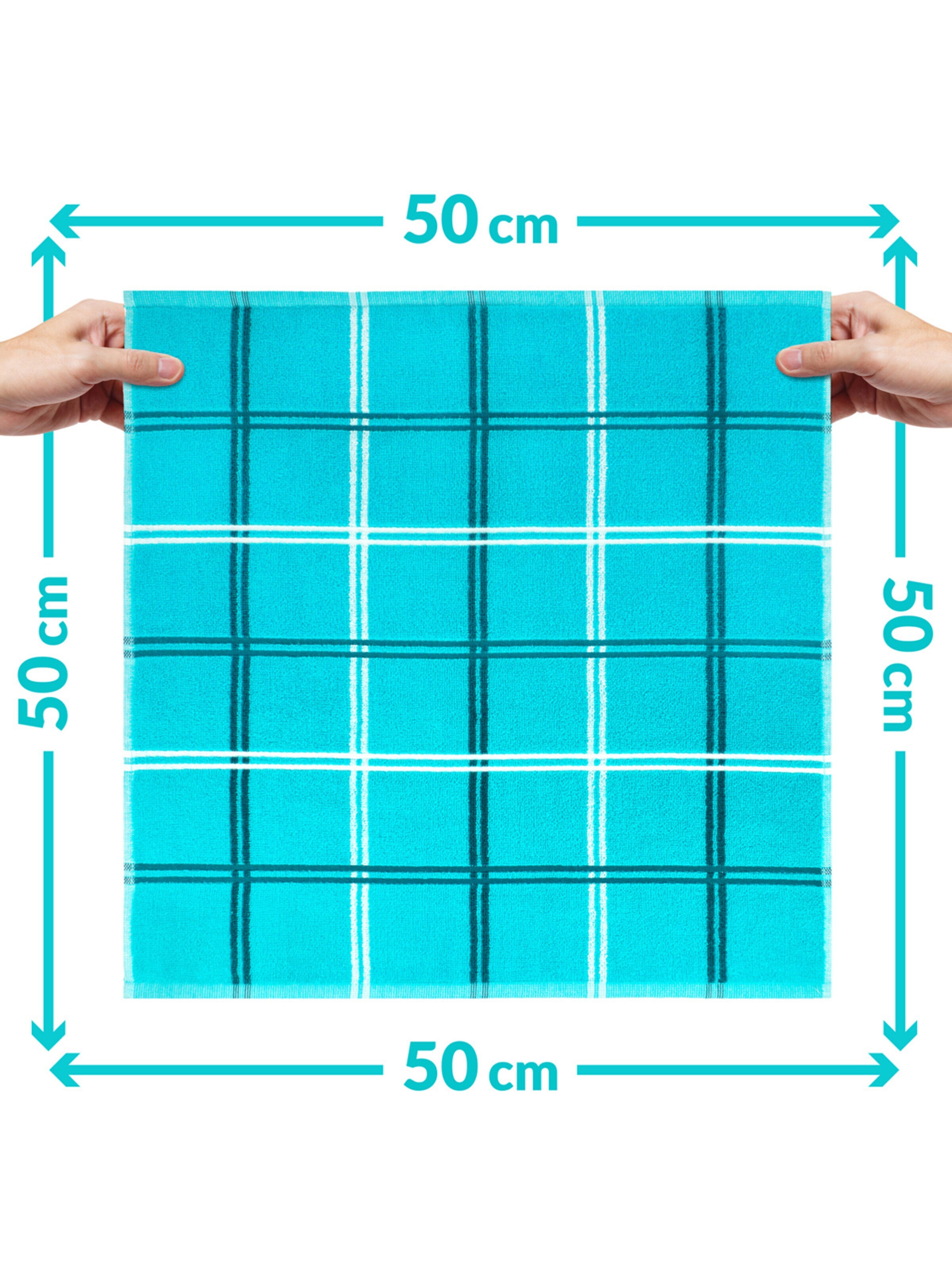 Lashuma Handtuch 'Lyon'‌‌‌‌‌‌‌‌ in Blau