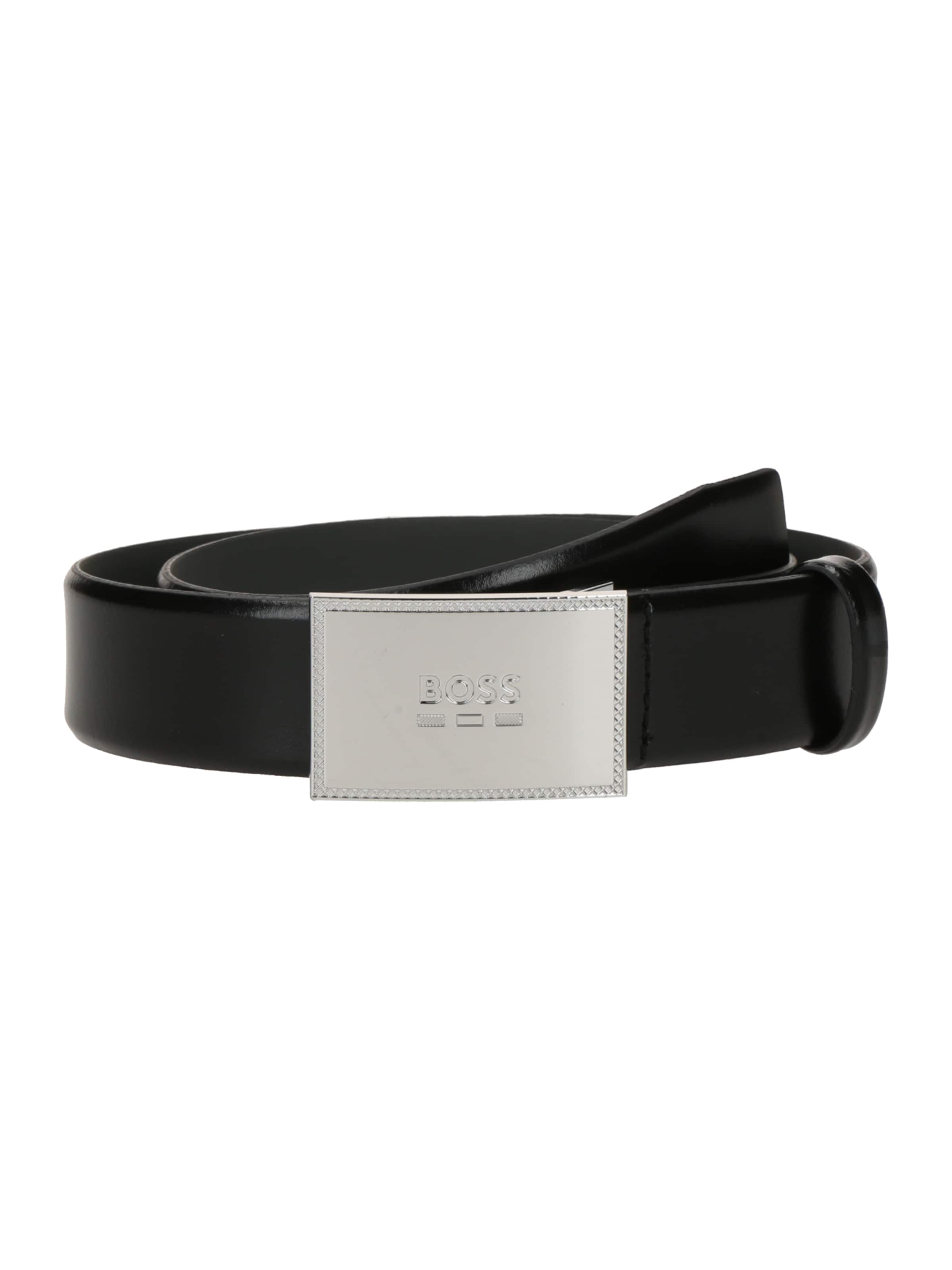 BOSS Belt 'Jinko' in Black: front