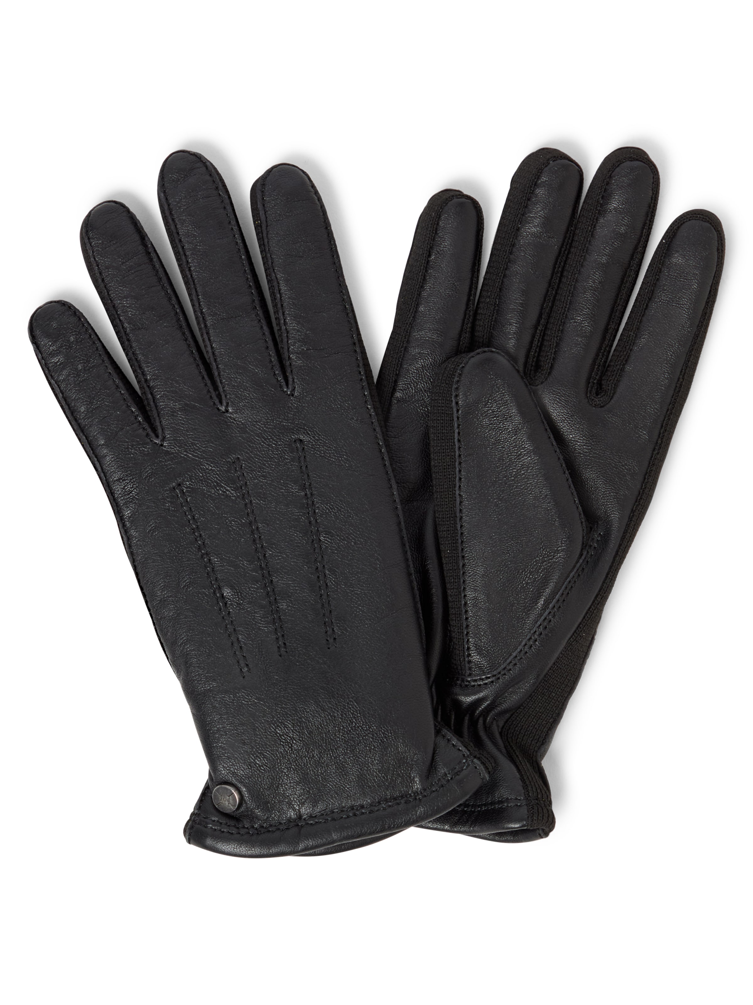 Pearlwood Full Finger Gloves 'Liz' in Black: front