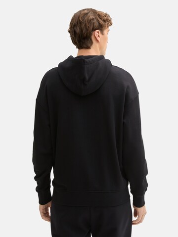 TOM TAILOR DENIM Sweatshirt in Black