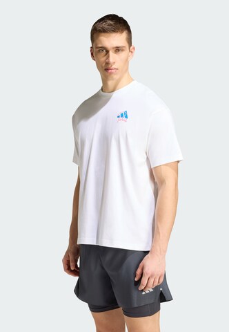 Maglia funzionale 'Running Paris' di ADIDAS PERFORMANCE in bianco