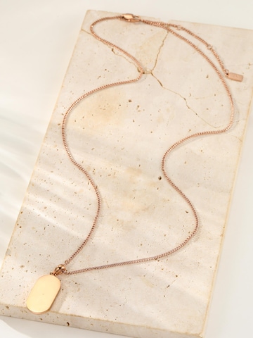 Hey Happiness Ketting 'Minimalist Tag' in Goud