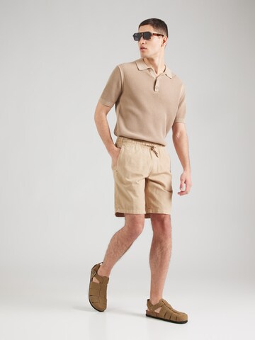 Regular Pantalon 'Wamo' INDICODE JEANS en beige