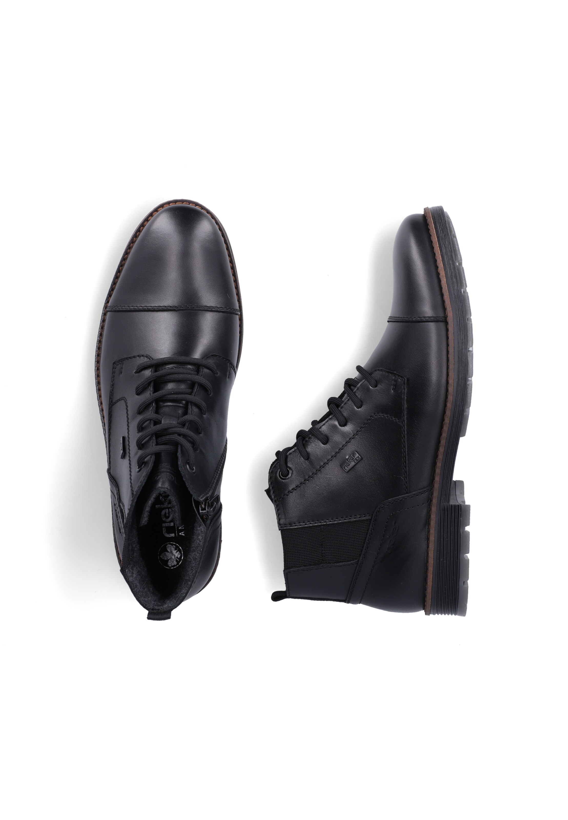 Rieker Veterboots in Zwart