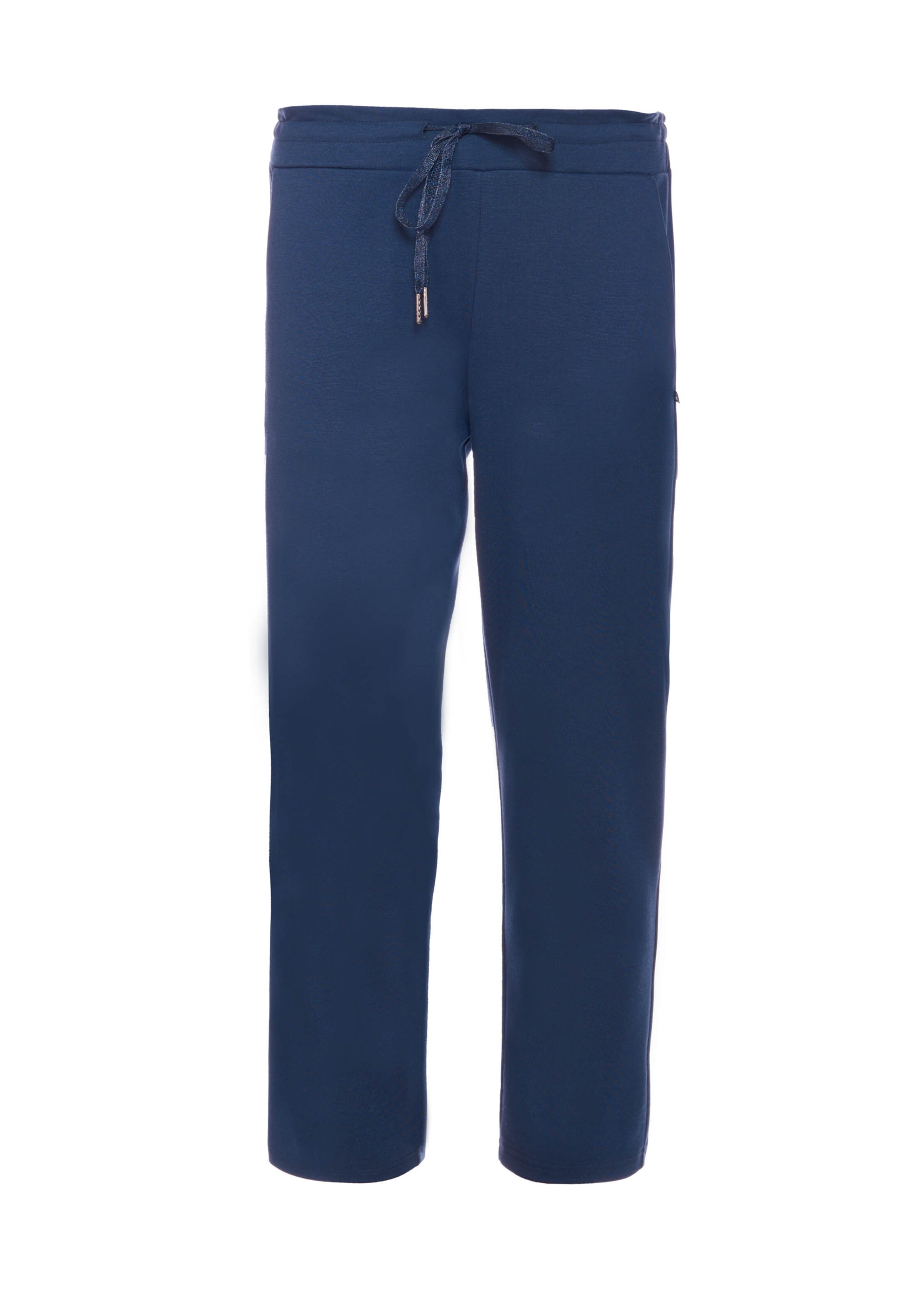 Regular Pantalon chino 'Rosi' Le Temps Des Cerises en bleu : devant
