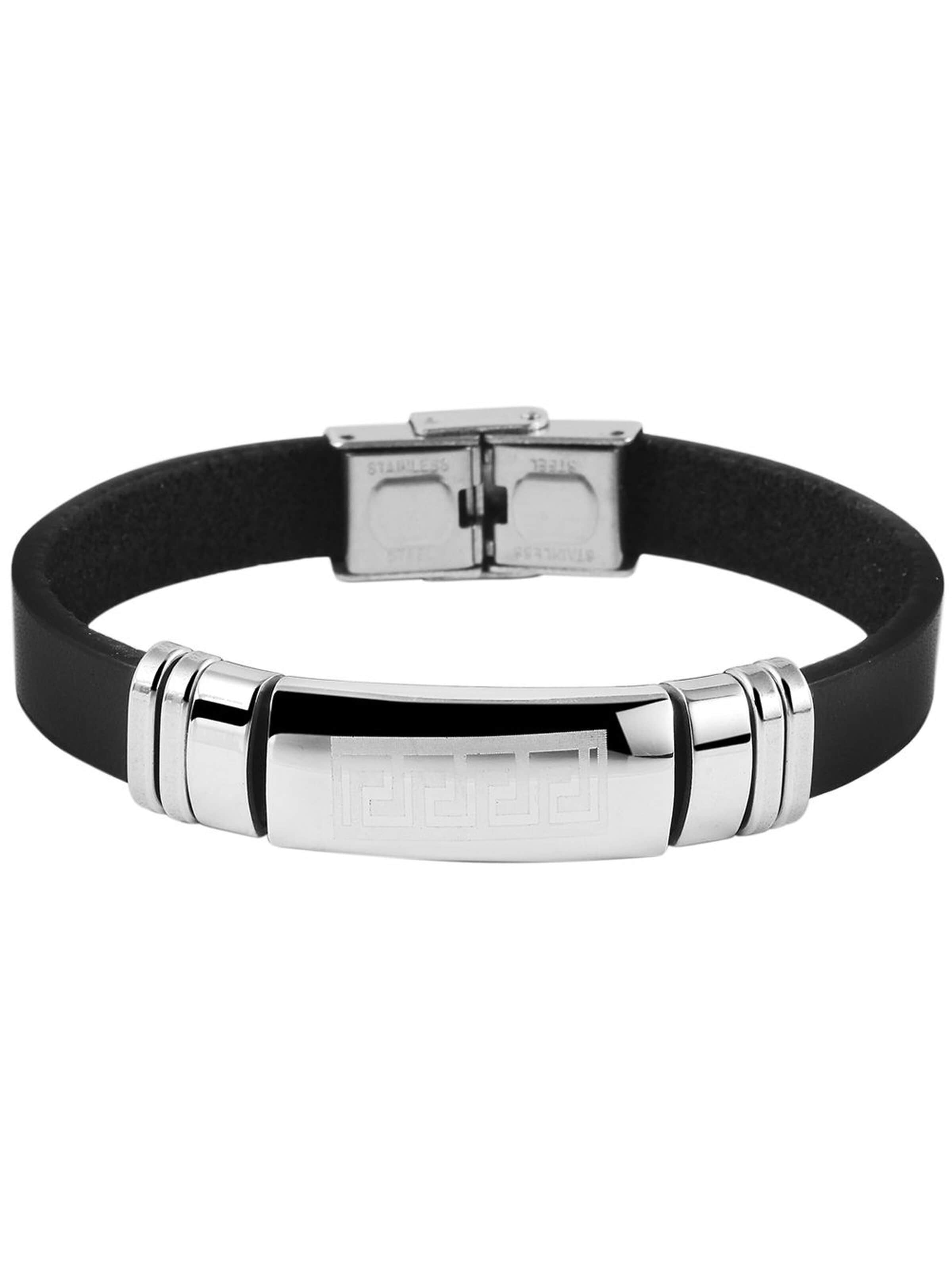 Akzent Bracelet 'Trajan' in Black: front