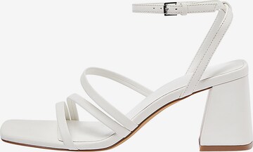 Pull&Bear Strap sandal in White