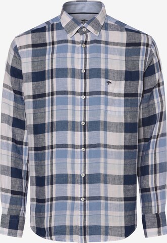 FYNCH-HATTON Regular fit Button Up Shirt in Blue: front